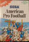 American Pro Football (1987) Sega Master System (module, manuel, boîte) fonctionne CIB