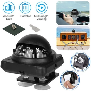 Portable Car Dashboard Navigation Digital Compass Ball for Car Boat Marine Truck - Picture 1 of 9
