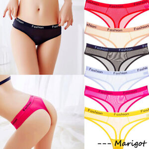 Womens Sexy See Through Thongs G-string Underwear Panties Briefs T-back Knickers