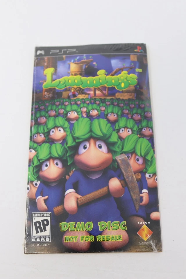 Sony PSP Playstation Portable LEMMINGS Demo Disc NEW SEALED - Image 1 of 2