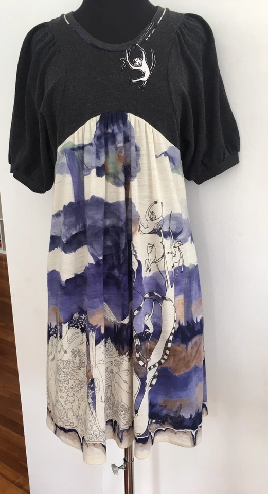 VESTIDO TSUMORI CHISATO TALLA S ANIMAL PRINT Foto 1 de 4