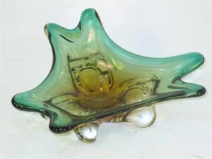 Italian Art GlassVintage Murano Bowl Mid Century Modern Hollywood Regency - Picture 1 of 1
