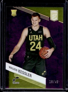2022-23 Donruss Elite Walker Kessler RC Purple Rookie #19/49 Jazz - Picture 1 of 2