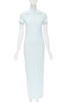 Raro COMME DES GARCONS Robe De Chambre Vintage 1997 Lumps Bumps vestido azul claro Foto 1 de 4