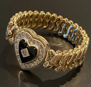 PITMAN & KEELER American Queen Heart Stretch Bracelet 22.26gr - Picture 1 of 11