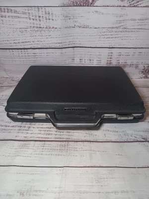 Pasta Samsonite Slim Capa Dura Preta SEM Chaves Vintage  - Imagem 1 de 4