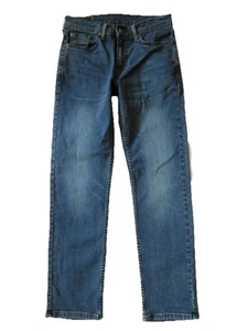 Pantalones de mezclilla Levi's 514 de ajuste recto para hombre talla W29 x L30 elásticos azul oscuro lavado 0908 - Imagen 1 de 5