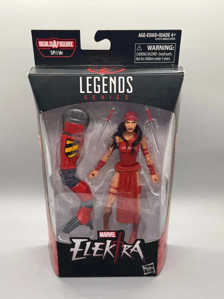 Hasbro Marvel Legends Spider-man Series With SP Dr BAF 6 Inch Elektra Figure