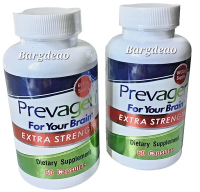 PREVAGEN EXTRA STRENGTH 20mg - 60 Count - 2 PACKS - SEALED - Image 1 of 2