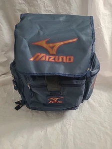 Mizuno Vintage Sports Backpack/Rucksack Water Repelent Blue - Picture 1 of 11
