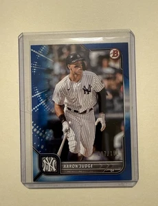 2022 BOWMAN BLUE #2 AARON JUDGE SP #d 087/150 NY Yankees MVP - Picture 1 of 2