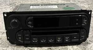 02-07 Chrysler Jeep Dodge Car Truck Radio AM/FM CD Player Input RBK P05091506AG - Bild 1 von 7