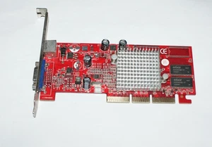 NVidia MX4000 AGP 64MB VGA/S-Video Graphics Card - Picture 1 of 3