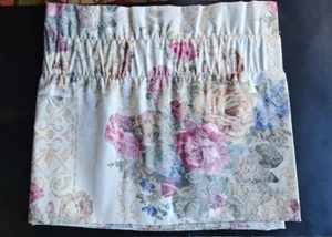 Vintage Sears Victorian Shabby Chic MCM Valance Floral Pattern Approx. 78"Wx 17" - Picture 1 of 11