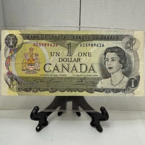 1973 Series Canadian One Dollar Bank Note S/N: OC5989626 - Picture 1 of 2