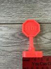 Vintage Fisher Price little people Red stop sign for Main Street 2500