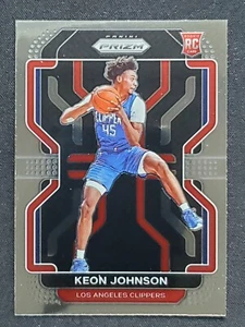 2021-22 Panini Prizm KEON JOHNSON BASE ROOKIE CARD RC #326 CLIPPERS  - Bild 1 von 2