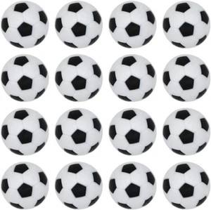 32Mm Foosball Balls - 16Pcs,  Mini Table Footballs, Black - Picture 1 of 12