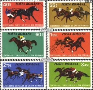 Rumanía 3182-3187 (completa.edición) usado 1974 carreras de caballos en Rumanía - Imagen 1 de 1