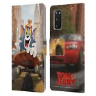 Tom And Jerry Movie (2021) Graphics Leather Book Case For Samsung Phones 1