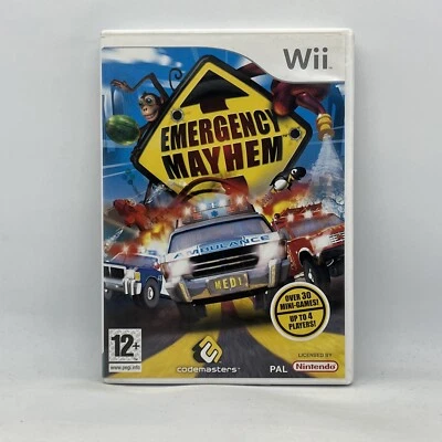 Emergency Mayhem Nintendo Wii Video Game Free Post PAL - Image 1 of 4