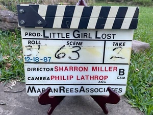 Vintage Film Clapperboard ""Little Girl Lost"" 1988 - Emmy-Name. / Lathrop's Last - Bild 1 von 7