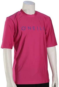 O'Neill Kid's Basic Skins 30+ Surf Shirt - Fox Pink - New - Picture 1 of 1