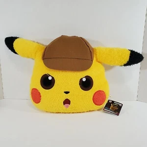 Banpresto Pokemon Detective Pikachu Big Face Pillow Cushion 10 in x  17.5 in - Picture 1 of 10