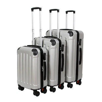 VOSSBACH Kofferset Silber | Reisekoffer M L XL | Koffer Set 3 teilig mit Rollen - Bild 1 von 4