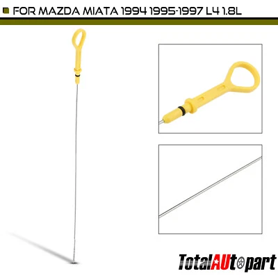 Yellow Engine Oil Dipstick for Mazda Miata 1994 1995 1996 1997 1.8L Convertible - Image 1 of 4