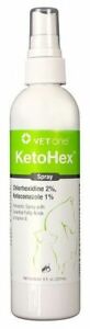 KetoHex Antiseptic Spray For Pet W/Dermatological Condition Dogs Horses Cats USA