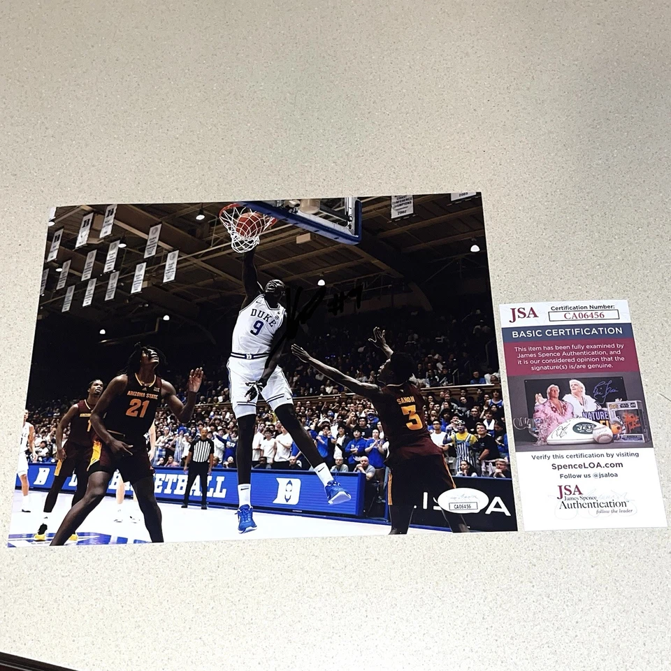 KHAMAN MALUACH signed autographed 8X10 PHOTO DUKE BLUE DEVILS BASKETBALL JSA COA - Image 1 of 1