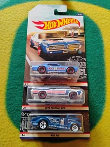 2017 Hot Wheels Vintage American Muscle Mig Rig Cougar GTO 3er Set - Bild 1 von 16
