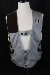 Vintage 10-X Sportsman Shooting Vest Mens Size 36 Outdoor Hunting Made In USA - Picture 1 of 6