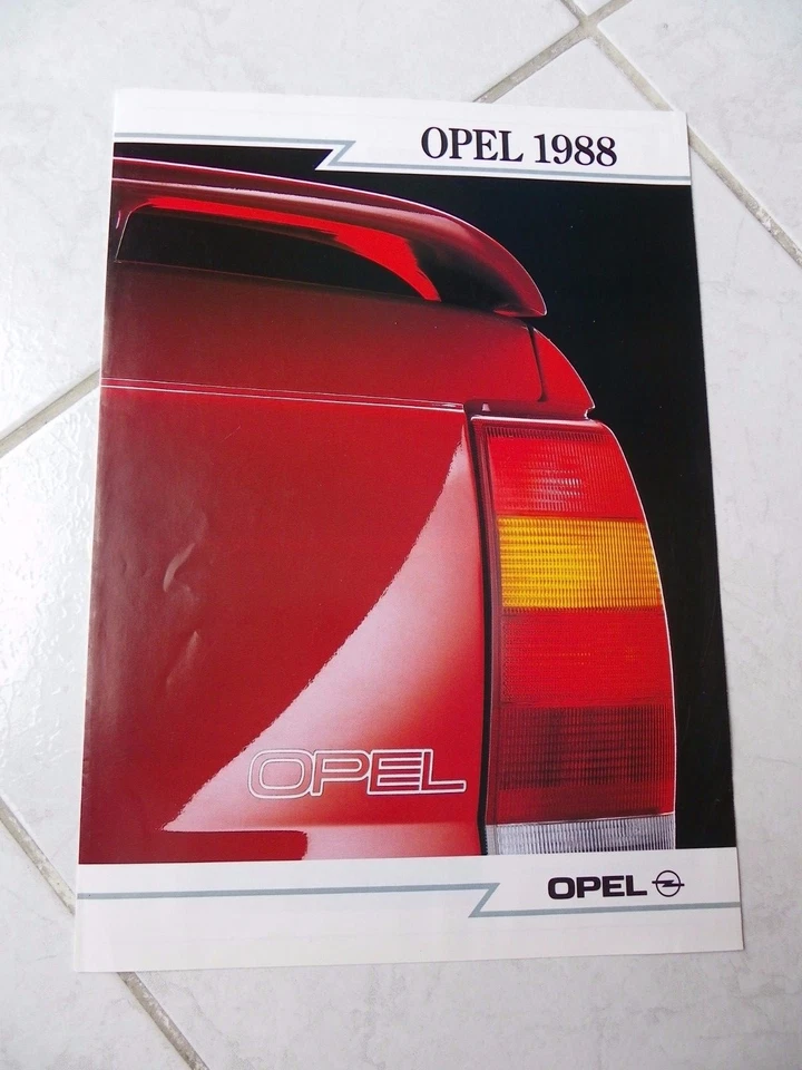 Opel Senator Kadett Omega Corsa 1988 Sales Brochure Prospekt Catalogue - Image 1 of 1