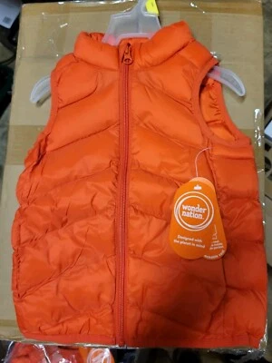 WONDER NATION Boys Puffer Vest Toddler Size 3T
