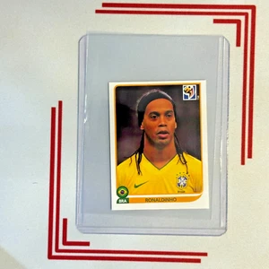2010 Panini FIFA World Cup South Africa BLUE BACK Stickers Ronaldinho #500 - Picture 1 of 2
