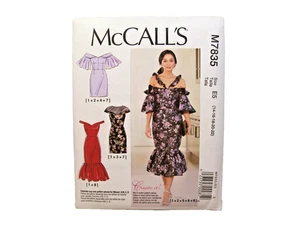 McCall's Misses' Dress Variations New Uncut Pattern M7835 E5 US Sizes 14-22 B60 - Picture 1 of 5