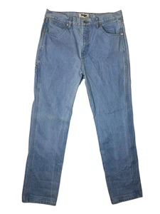 Seager Co Denim Autrey Jeans Zip Fly Light Wash Herrenjeans Größe 35x32 Western Vintage - Bild 1 von 14