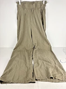 Miami Damen Hose weites Bein Small oliv Tencel Lyocell Pull-On Gummibund - Bild 1 von 14