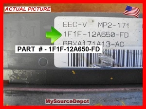 2001,TAURUS,SABLE,ENGINE COMPUTER, ECM,1F1F-12A650-FD - Picture 1 of 4