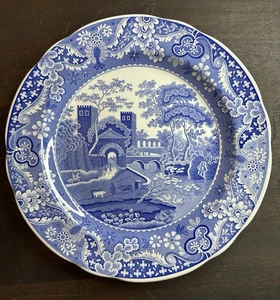 Spode Blue Room Porcelain Dinner Plate - Castle - Multiple Available - 10.5” - Picture 1 of 4