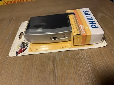 Philips RF MODULATOR Box Video RCA to RF Converter PH61159 Channel 3,4 Coaxial - Image 1 of 4