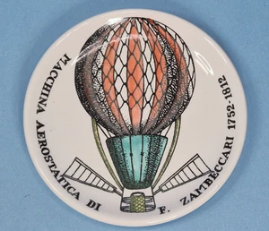 Miniature Decorative Palloni Hot Air Balloon Plate by Piero Fornasetti Italy - Picture 1 of 6