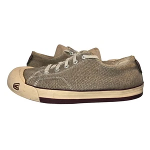 Keen Coronado III Vulcanized Casual Canvas Shoes Tan Women's 10.5 Lace Up READ - Picture 1 of 9