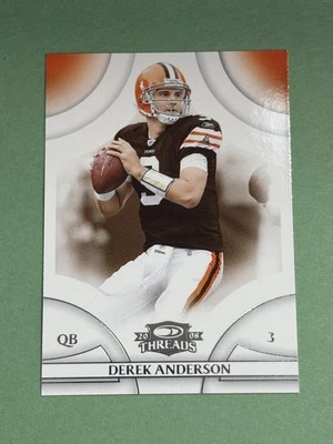 Derek Anderson 2008 Donruss Threads Cleveland Browns #129 U942 - Image 1 of 2