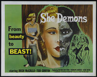 Brain of Blood 1972 Cult Horror movie poster print