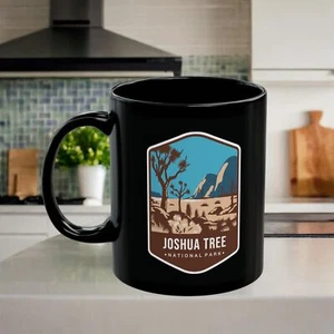 Joshua Tree National Park Black Ceramic Mug with Free Shipping - Picture 1 of 9