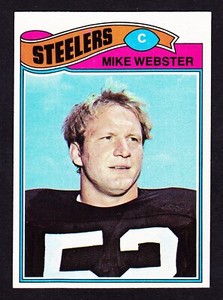 1977 TOPPS #99 MIKE WEBSTER STEELERS ROOKIE