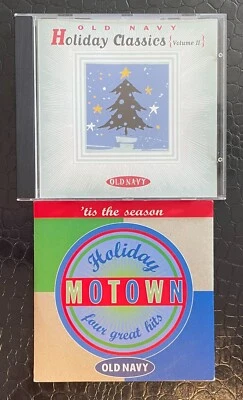 OLD NAVY Holiday Classics Volume II MINT CD & Motown PROMO ONLY 4 Song SAMPLER Foto 1 de 3